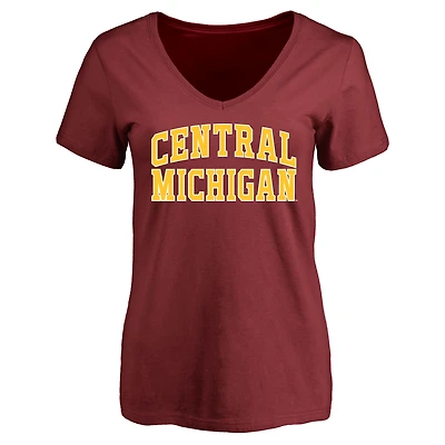 Women's Maroon Cent. Michigan Chippewas Everyday T-Shirt