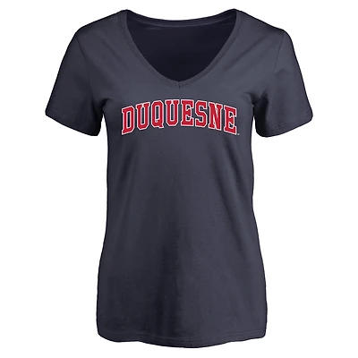 Women's Navy Duquesne Dukes Everyday T-Shirt