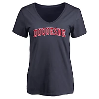 Women's Navy Duquesne Dukes Everyday T-Shirt