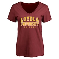 Women's Maroon Loyola Chicago Ramblers Everyday T-Shirt