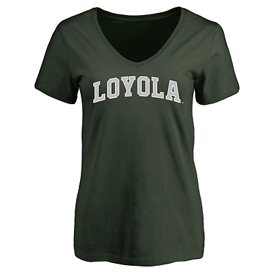 Women's Green Loyola Greyhounds Everyday T-Shirt