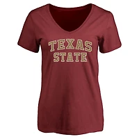Women's Maroon Texas State Bobcats Everyday T-Shirt