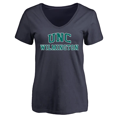 Women's Navy UNC Wilmington Seahawks Everyday T-Shirt
