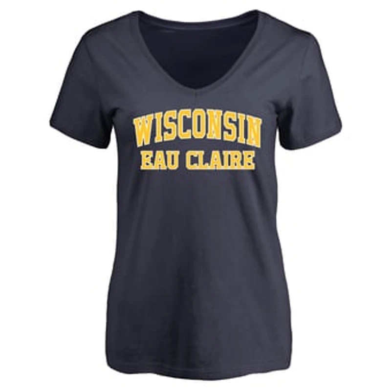 Women's Navy Wisconsin Eau Claire Blugolds Everyday T-Shirt