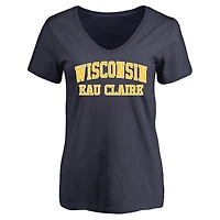 Women's Navy Wisconsin Eau Claire Blugolds Everyday T-Shirt
