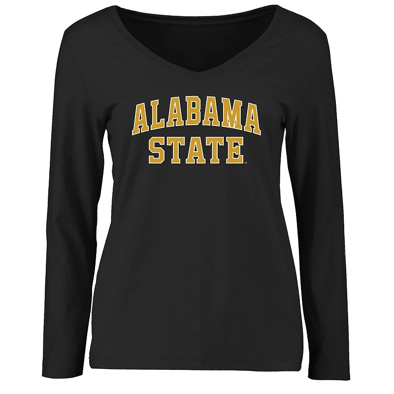 Women's Black Alabama State Hornets Everyday Long Sleeve T-Shirt