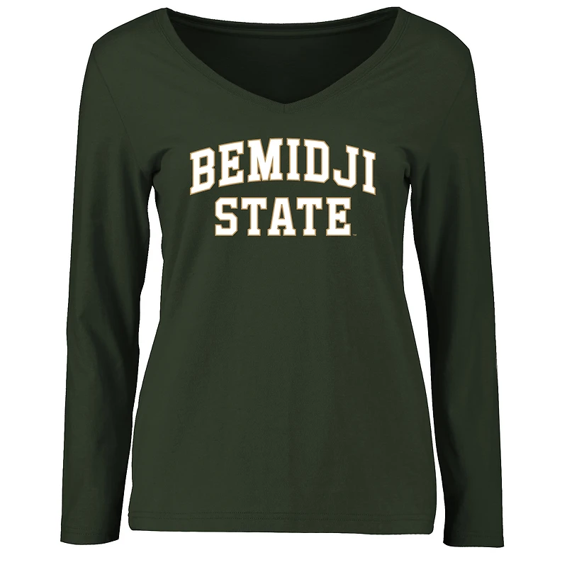 Women's Green Bemidji State Beavers Everyday Long Sleeve T-Shirt