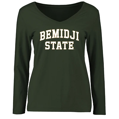 Women's Green Bemidji State Beavers Everyday Long Sleeve T-Shirt