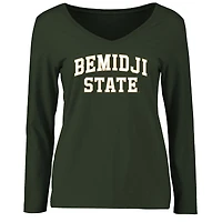 Women's Green Bemidji State Beavers Everyday Long Sleeve T-Shirt