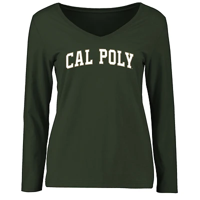 Women's Green Cal Poly Mustangs Everyday Long Sleeve T-Shirt