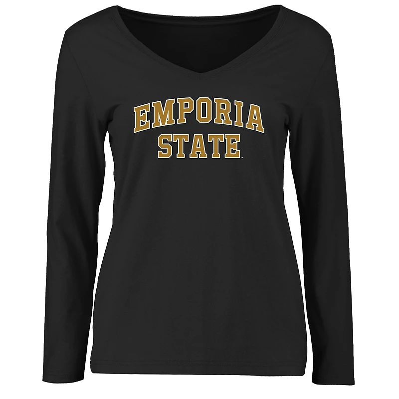 Women's Black Emporia State Hornets Everyday Long Sleeve T-Shirt