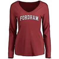 Women's Maroon Fordham Rams Everyday Long Sleeve T-Shirt