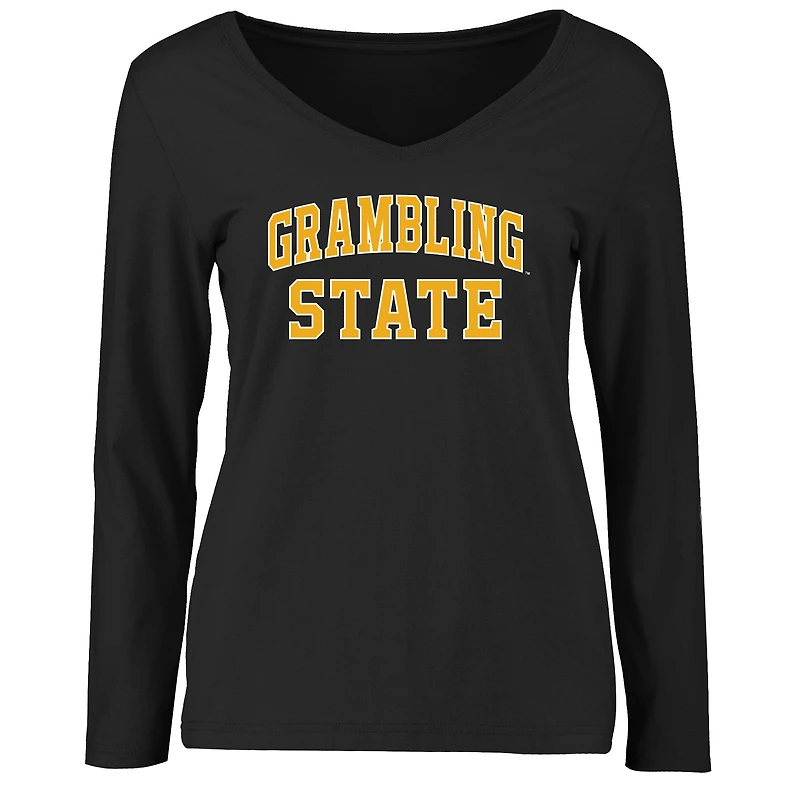 Women's Black Grambling Tigers Everyday Long Sleeve T-Shirt