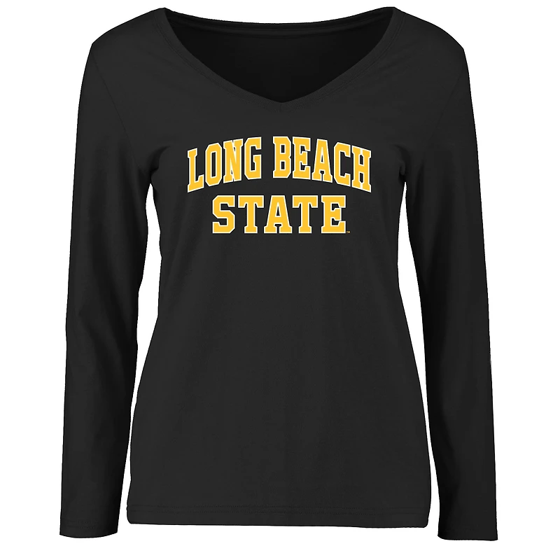 Women's Black Cal State Long Beach The Beach Everyday Long Sleeve T-Shirt