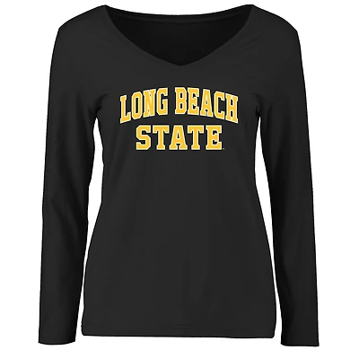 Women's Black Cal State Long Beach The Beach Everyday Long Sleeve T-Shirt