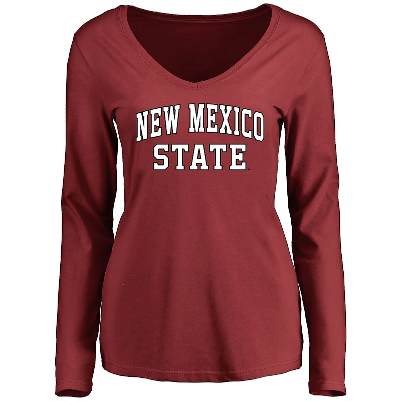 Women's Maroon New Mexico State Aggies Everyday Long Sleeve T-Shirt