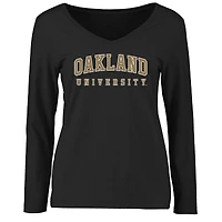 Women's Black Oakland Golden Grizzlies Everyday Long Sleeve T-Shirt