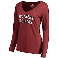 Women's Maroon Southern Illinois Salukis Everyday Long Sleeve T-Shirt