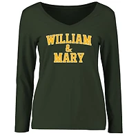 Women's Green William & Mary Tribe Everyday Long Sleeve T-Shirt