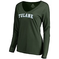 Women's Green Tulane Green Wave Everyday Long Sleeve T-Shirt