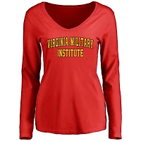 Women's Red Virginia Military Institute Keydets Everyday Long Sleeve T-Shirt