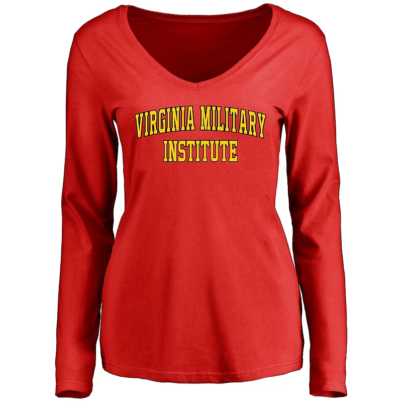 Women's Red Virginia Military Institute Keydets Everyday Long Sleeve T-Shirt