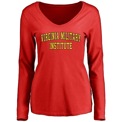 Women's Red Virginia Military Institute Keydets Everyday Long Sleeve T-Shirt