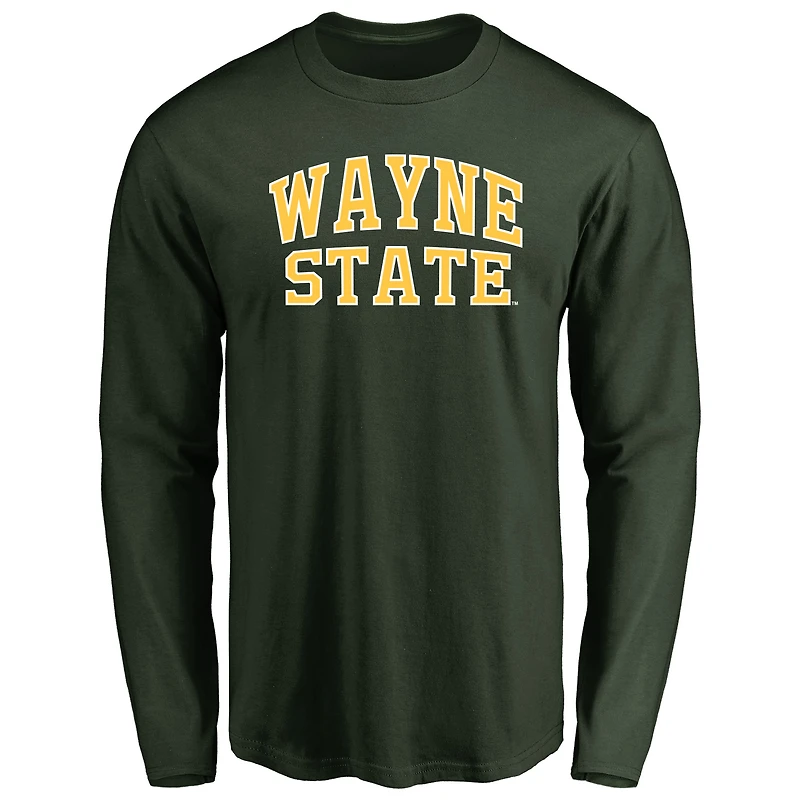 Men's Green Wayne State Warriors Everyday Long Sleeve T-Shirt