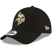 Men's New Era Black Minnesota Vikings The League 9FORTY Adjustable Hat