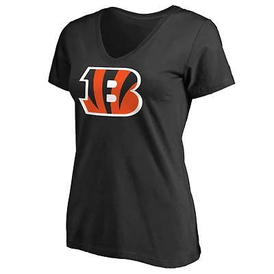 Women's Black Cincinnati Bengals Primary Team Logo T-Shirt