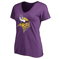 Women's Purple Minnesota Vikings Primary Team Logo T-Shirt