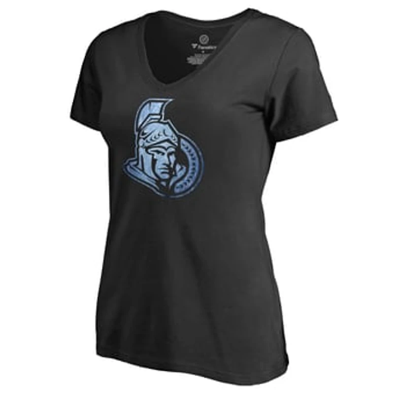 Women's Black Ottawa Senators Pond Hockey T-Shirt