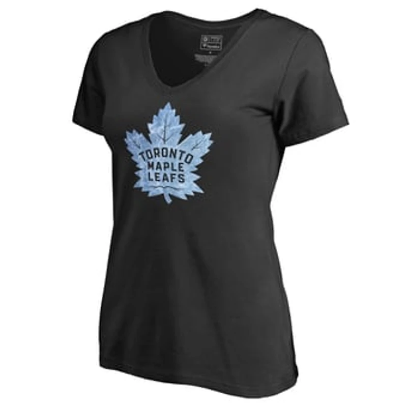 Women's Black Toronto Maple Leafs Pond Hockey T-Shirt