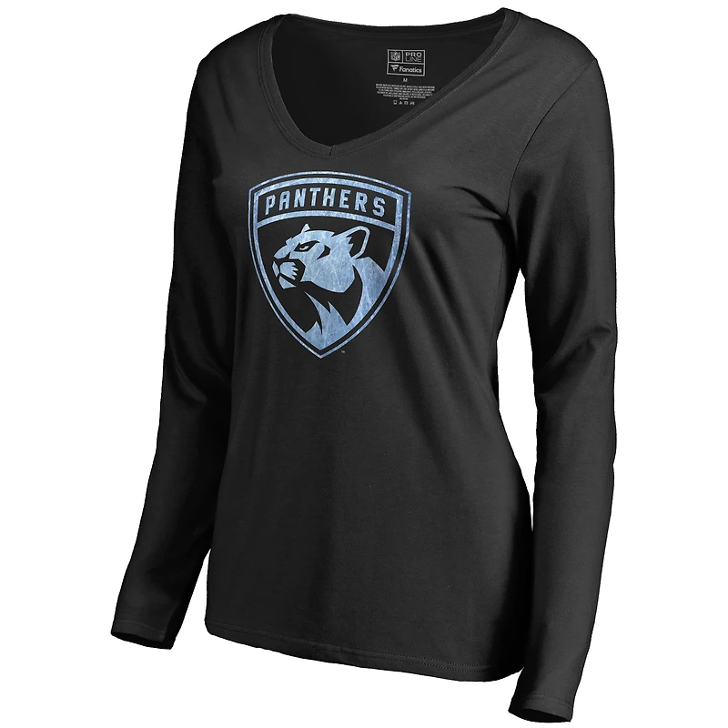 Women's Black Florida Panthers Pond Hockey Long Sleeve T-Shirt