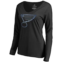 Women's Black St. Louis Blues Pond Hockey Long Sleeve T-Shirt