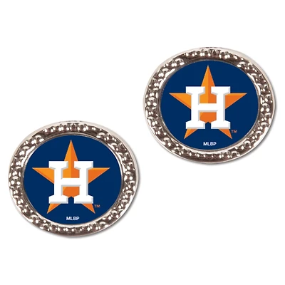 Women's WinCraft Houston Astros Round Post Earrings