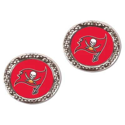 Women's WinCraft Tampa Bay Buccaneers Round Post Earrings