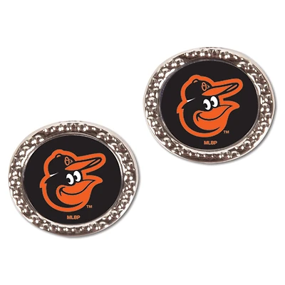 Women's WinCraft Baltimore Orioles Round Post Earrings