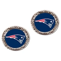 Women's WinCraft New England Patriots Round Post Earrings