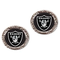 Women's WinCraft Las Vegas Raiders Round Post Earrings