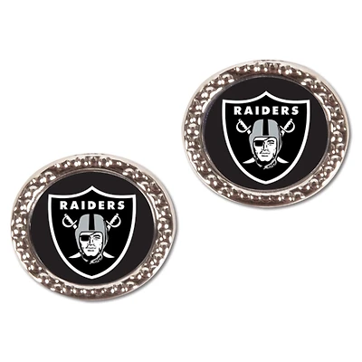 Women's WinCraft Las Vegas Raiders Round Post Earrings