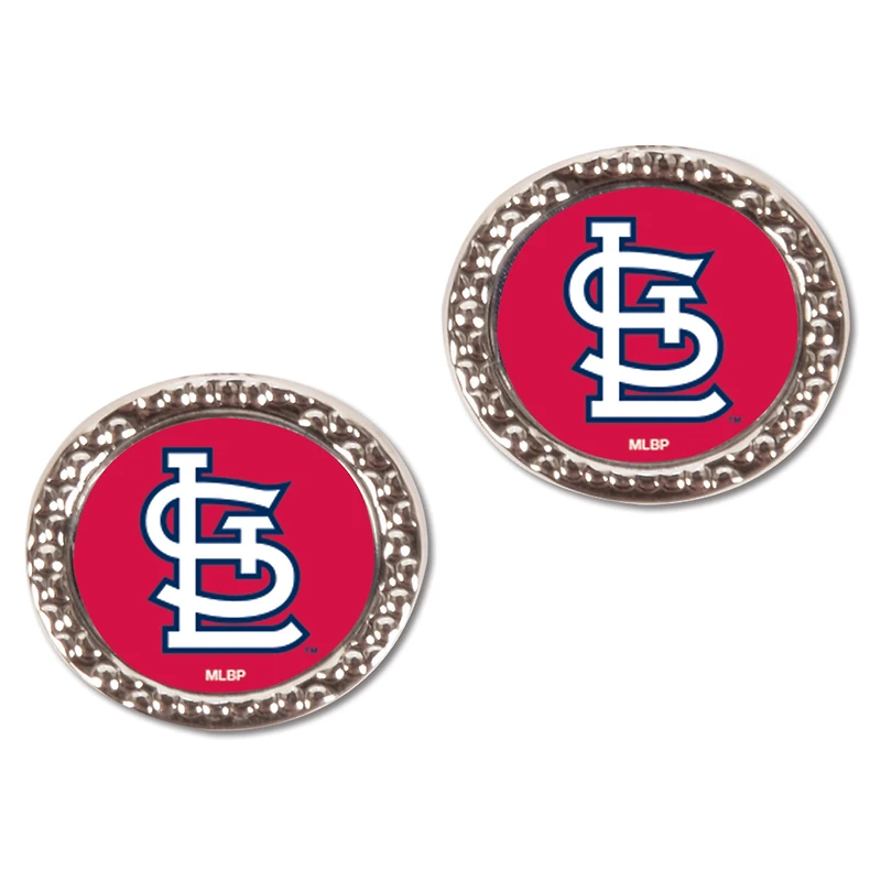 Women's WinCraft St. Louis Cardinals Round Post Earrings