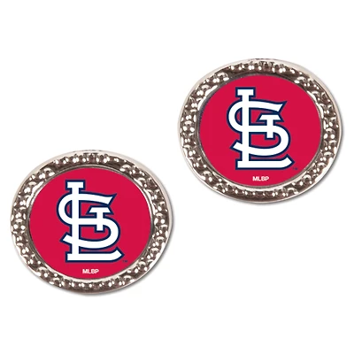 Women's WinCraft St. Louis Cardinals Round Post Earrings
