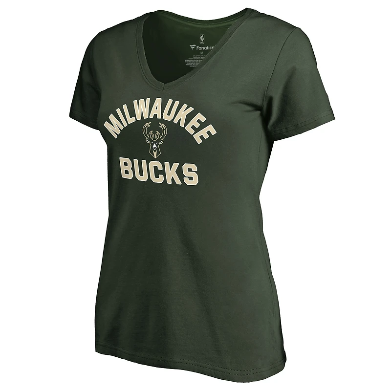 Women's Green Milwaukee Bucks Overtime T-Shirt