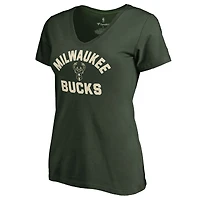 Women's Green Milwaukee Bucks Overtime T-Shirt