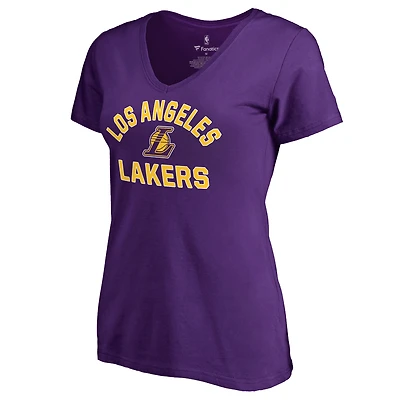 Women's Purple Los Angeles Lakers Overtime T-Shirt