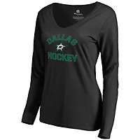 Women's Black Dallas Stars Overtime Long Sleeve T-Shirt