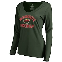 Women's Green Minnesota Wild Overtime Long Sleeve T-Shirt
