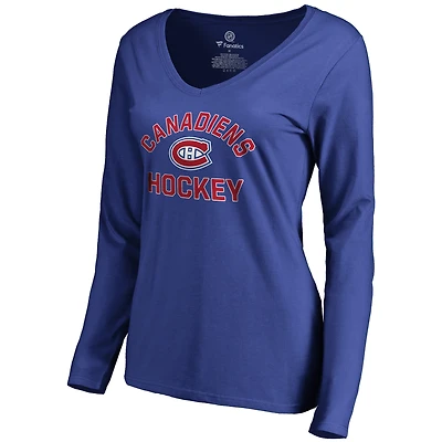 Women's Royal Montreal Canadiens Overtime Long Sleeve T-Shirt