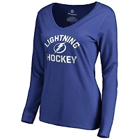 Women's Blue Tampa Bay Lightning Overtime Long Sleeve T-Shirt